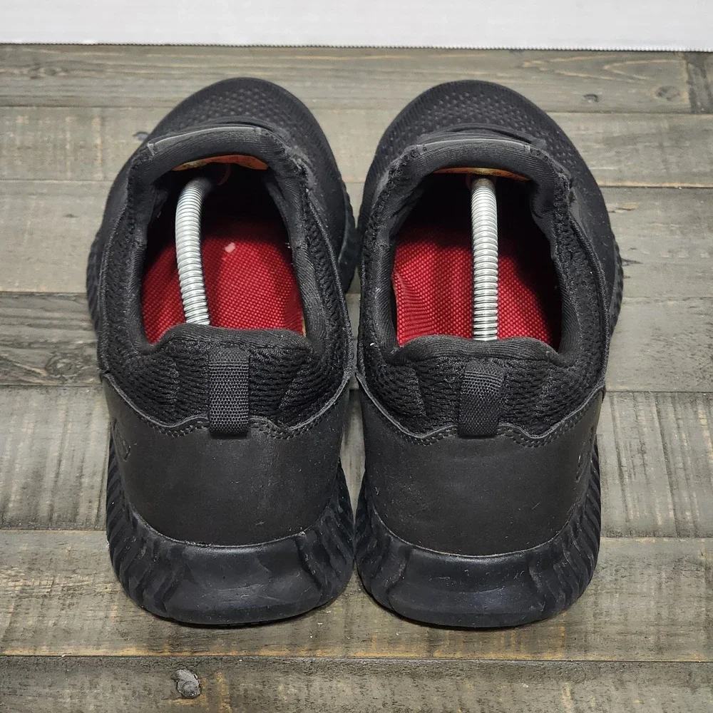 Skechers‎ Work Slip Resistant Slip On Shoes Mens 11 Black Relaxed Fit Sneakers